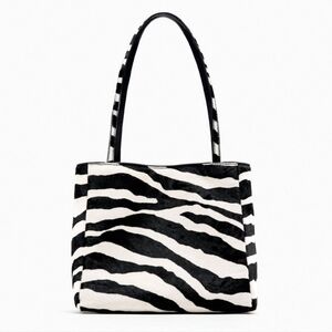 Genuine Calf Hair leather tote from Zara - new with tag